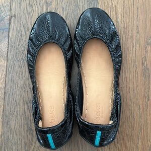 Tieks Obsidian Black  Patent Ballet Flats